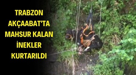 Ak�aabat'ta Mahsur Kalan �nekleri Kurtarma Operasyonu