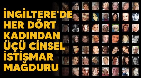 �ngiltere'de her d�rt kad�ndan ��� cinsel istismar ma�duru