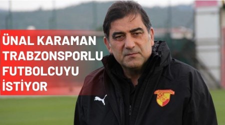 �nal Karaman Trabzonspor'un Futbolcusunu �stiyor