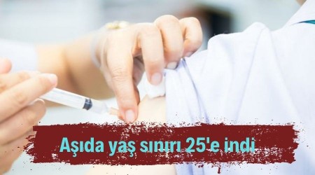 A��da ya� s�n�r� 25'e indi