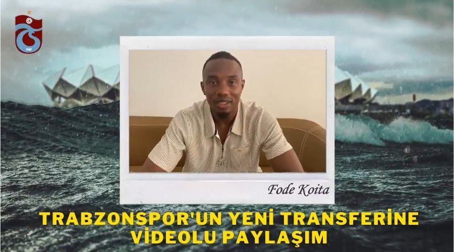 Trabzonspor'un Yeni Transferi Koita'dan Taraftara Mesaj