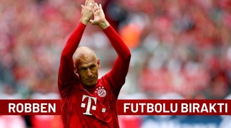 Robben, bir kez daha futbolu b�rakt���n� a��klad�