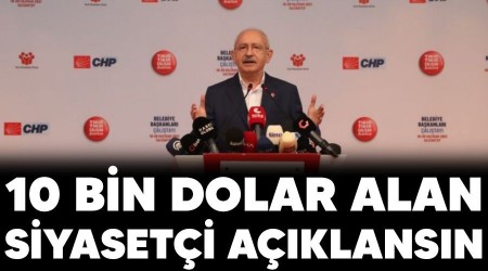 10 bin dolar alan siyaset�i a��klans�n