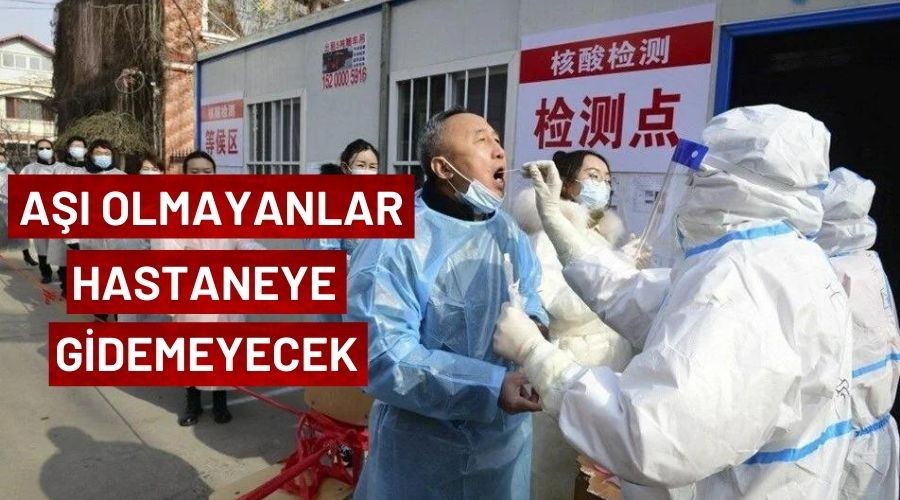 �in'de a�� olmayanlar hastanelere gidemeyecek