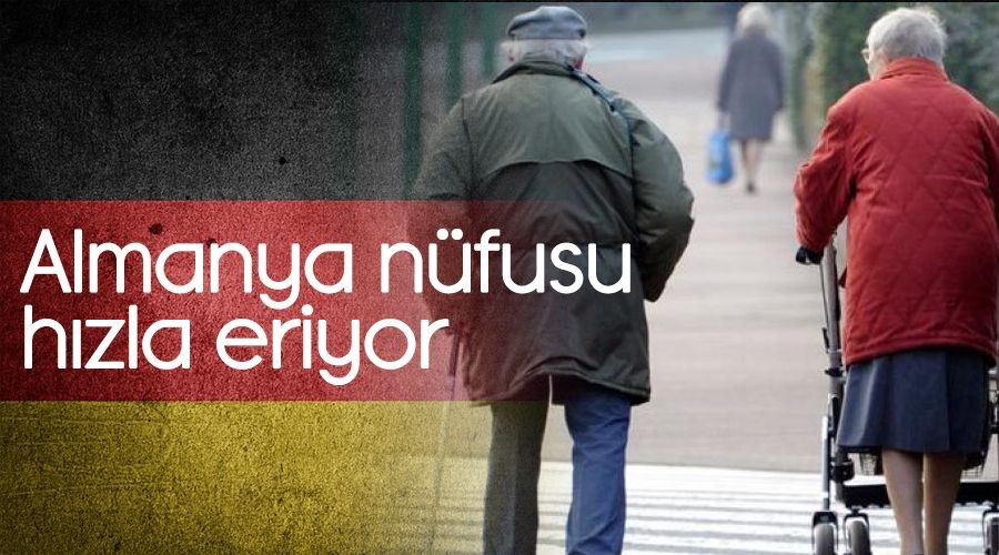 Almanya n�fusu h�zla eriyor