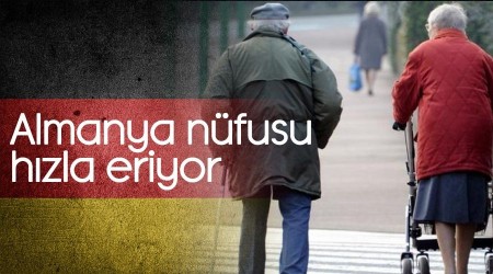 Almanya n�fusu h�zla eriyor