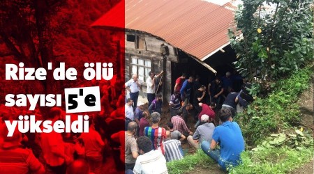 Rize'de �l� say�s� 5'e y�kseldi