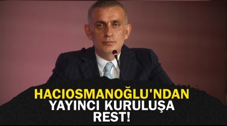 Hac�osmano�lu'ndan yay�nc� kurulu�a rest!