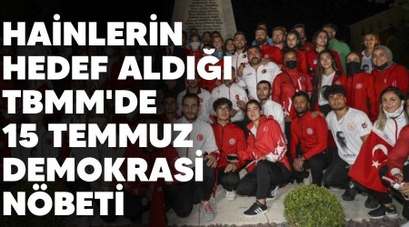 Hainlerin hedef ald��� TBMM'de 15 Temmuz demokrasi n�beti