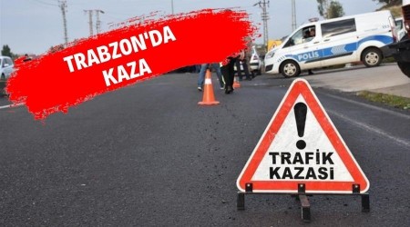 Trabzon'da trafik kazas�: 1 �l�, 1 yaral�