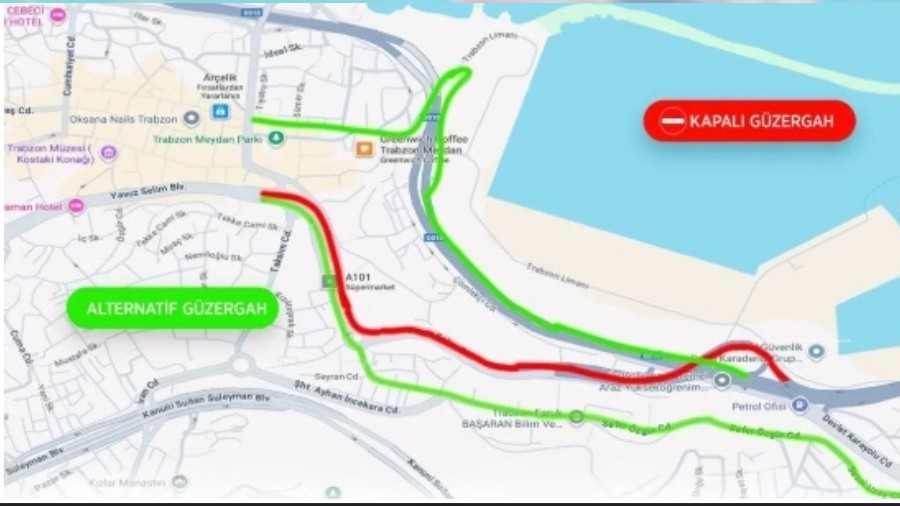 Trabzon'da Büyükşehir sürücüleri uyardı! O saatlerde trafiğe kapatılacak...