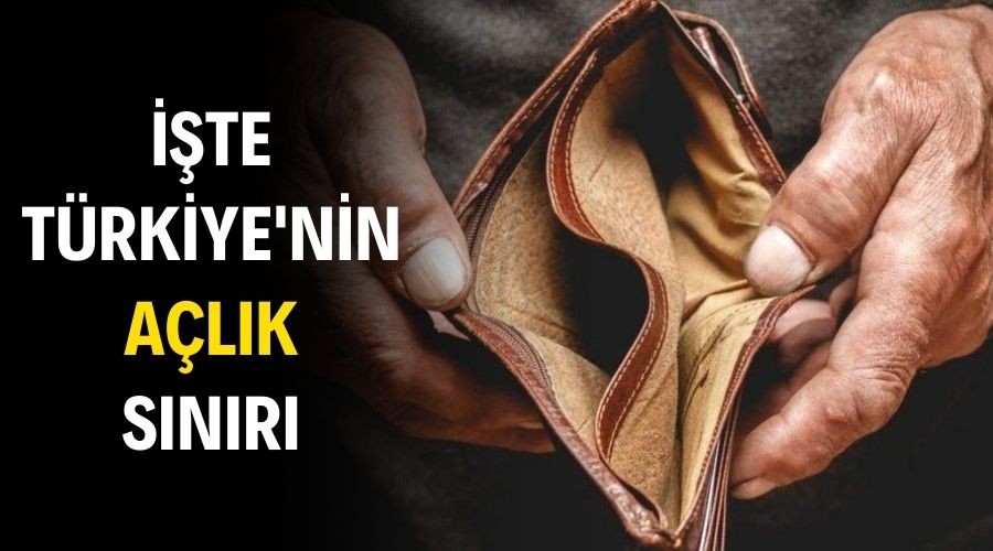 A�l�k s�n�r� 2 bin 865 TL, yoksulluk s�n�r� 9 bin 332 TL