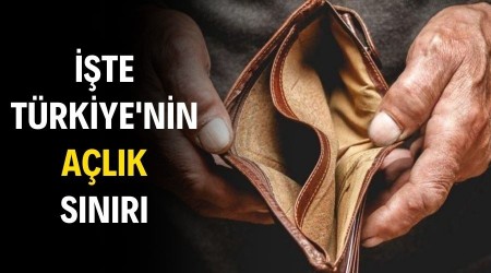 A�l�k s�n�r� 2 bin 865 TL, yoksulluk s�n�r� 9 bin 332 TL