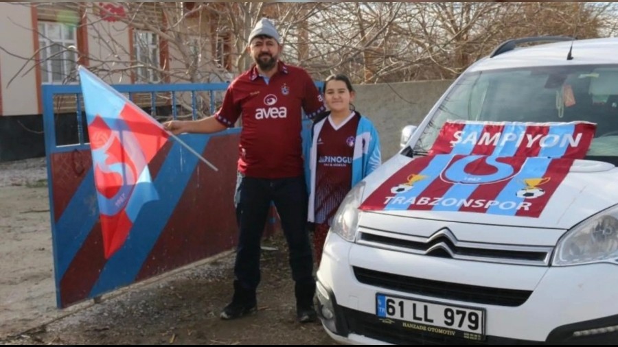 Aksaray'da bordo-mavi k�y! Trabzonspor sevgisi y�llard�r s�r�yor