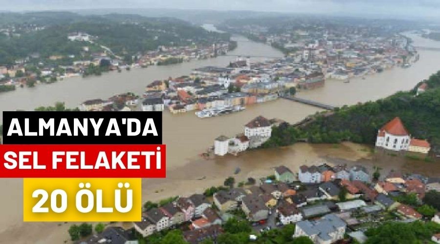 Almanya'da sel: 20 �l�