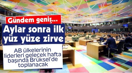 Aylar sonra ilk y�z y�ze zirve  