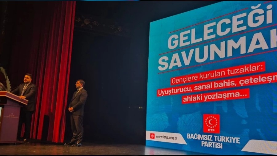 BTP lideri H�seyin Ba� �stanbul�da konu�tu