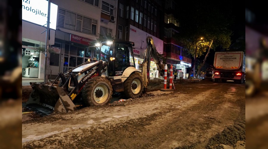 KENT MERKEZ�NDEK� ALTYAPI �ALI�MALARINDA SONA GEL�ND�