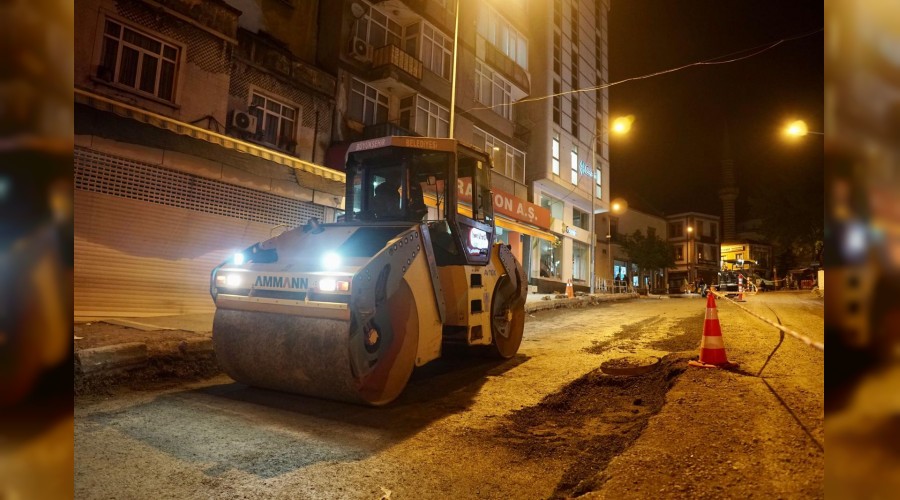 KENT MERKEZ�NDEK� ALTYAPI �ALI�MALARINDA SONA GEL�ND�