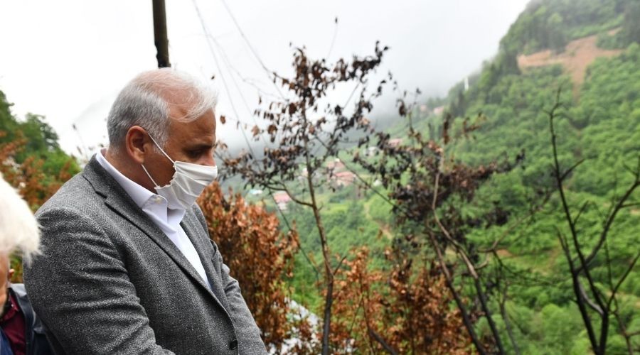 BAŞKAN ZORLUOĞLU'NDAN YOMRA'YA GEÇMİŞ OLSUN ZİYARETİ