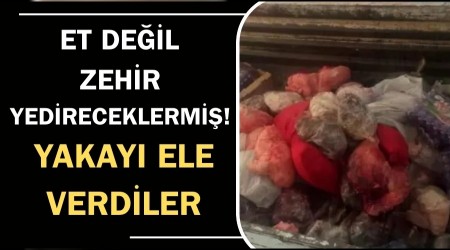 Et de�il zehir yedireceklermi�! Yakay� ele verdiler