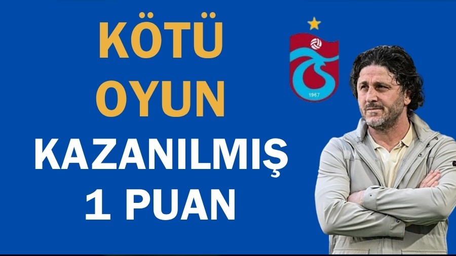 Fatih Tekke: "K�t� oyun ve kazan�lm�� bir puan"