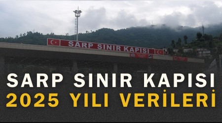 Sarp S�n�r Kap�s�'n�n 2025 Y�l� Verileri A��kland�