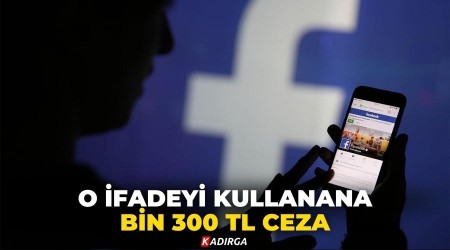 '�erefsiz' ifadesine bin 300 TL ceza