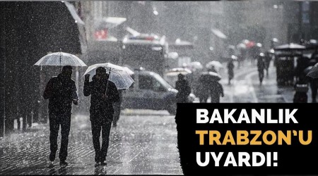 Bakanl�k Trabzon�u Uyard�!