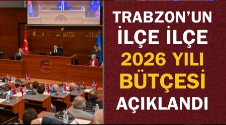 Trabzon B�y�k�ehir Belediyesi'nin 2026 y�l� b�t�esi
