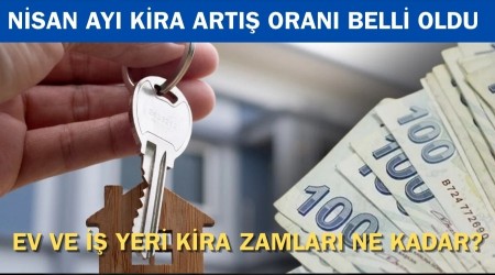Nisan Ayı Kira Artış Oranı Belli Oldu: Ev ve İş Yeri Kira Zamları Ne Kadar?