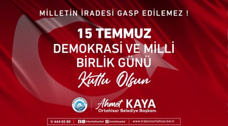 15 TEMMUZ DEMOKRAS� VE M�LL� B�RL�K G�N� BA�KAN �LANI