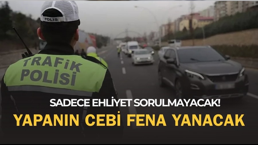Sadece Ehliyet Sorulmayacak! Yapanın Cebi Fena Yanacak