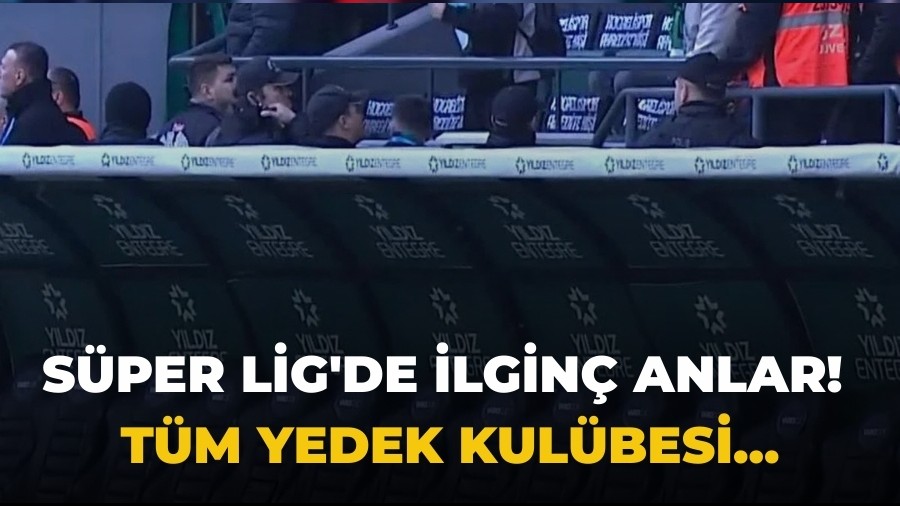 S�per Lig'de ilgin� anlar! Rakip penalt� kazan�nca t�m yedek kul�besi soyunma odas�na gitti