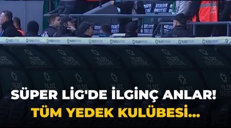 S�per Lig'de ilgin� anlar! Rakip penalt� kazan�nca t�m yedek kul�besi soyunma odas�na gitti