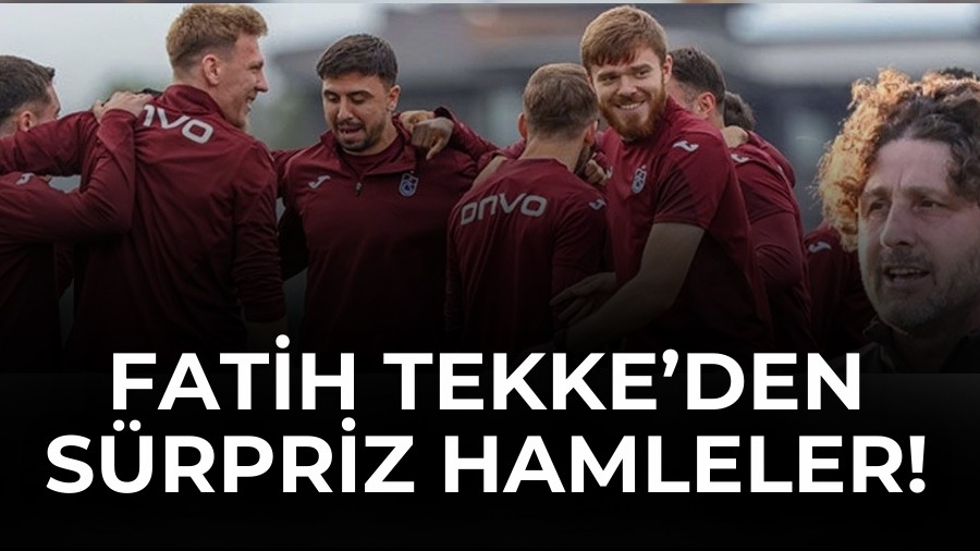 Fatih Tekke�den S�rpriz Hamleler!