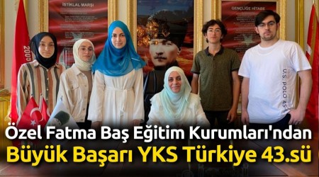 �zel Fatma Ba� E�itim Kurumlar�'ndan B�y�k Ba�ar�