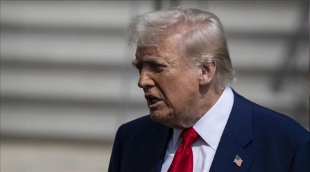 Trump Netanyahu ile g�r��mesi �ncesi �ran'� hedef ald�