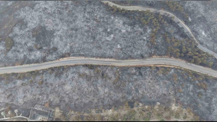 Bursa'daki Yang�n�n Ac� Boyutu