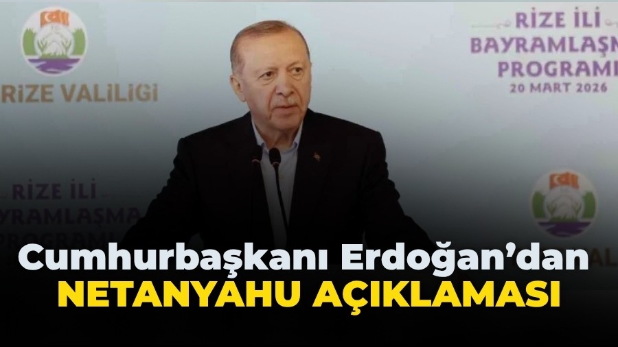 Cumhurba�kan� Erdo�an: "Netanyahu ter�r� b�lgesel ve k�resel bar��� tehdit etmeyi s�rd�r�yor"