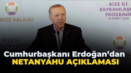 Cumhurba�kan� Erdo�an: "Netanyahu ter�r� b�lgesel ve k�resel bar��� tehdit etmeyi s�rd�r�yor"